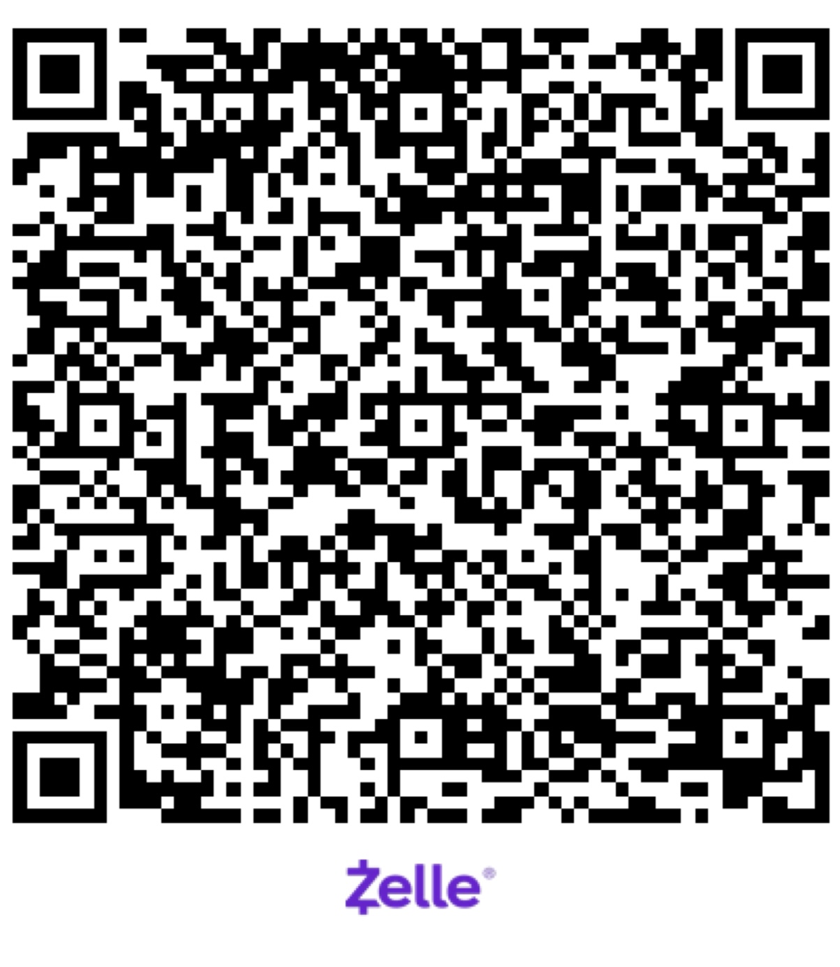 Zelle QR Code — Pack 321